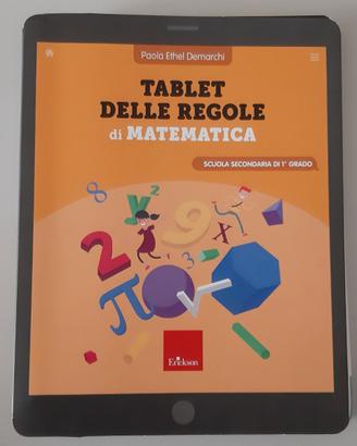 Tablet delle regole di Matematica - Erickson