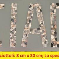 Ciottoli di fiume, TAPPETINI con tessere 1-3 cm.