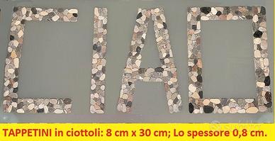 Ciottoli di fiume, TAPPETINI con tessere 1-3 cm.