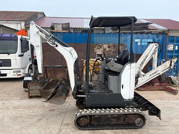 BOBCAT E17 ANNO 2020, 3 BENNE ATTACCO RAPIDO, DOPP