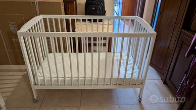 lettino bambini e materasso