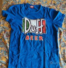 T-shirt unisex The Simpsons Duff Beer blu
