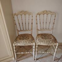 Coppia sedie Chiavarine 