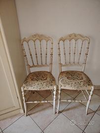 Coppia sedie Chiavarine 
