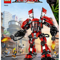 Istruzioni LEGO NINJAGO® MOVIE™ Mech Fuoco 70615