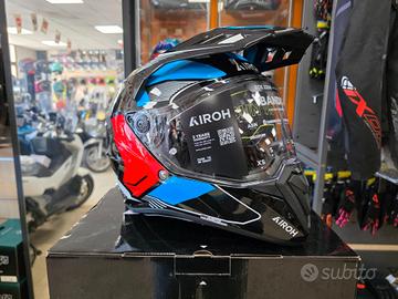 AIROH Casco ON-OFF Bandit - Tune - Blue