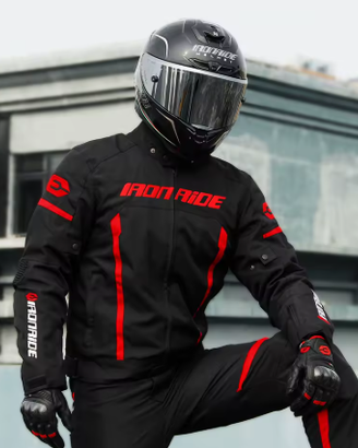 Giacca moto (M-4XL) disponibile in 3 colorazioni