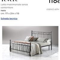 Letto matrimoniale 