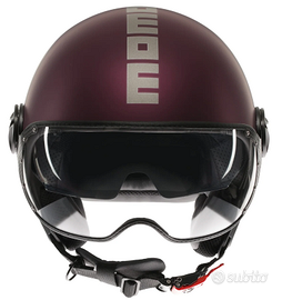 CASCO MOMO FGTR EVO E2206 MATT AMARENA / SILVER