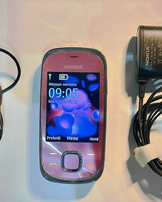 Nokia 7230 Pink Slide Vintage con Accessori e SD