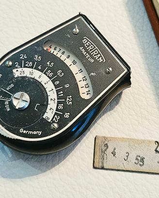 Esposimetro Bertram Amateur vintage del 1955