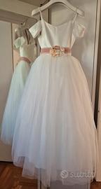 Vestito cerimonia bambina, taglia 140 cm.