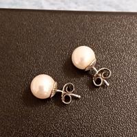 Orecchini Argento Perle 