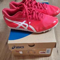 Scarpe chiodate donna num 37 Asics mezzofondo