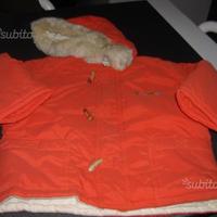 Giubotto imbottito con cappuc. arancione brum 24 m