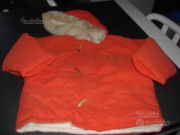 Giubotto imbottito con cappuc. arancione brum 24 m