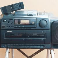 Radio stereo Philps mangia nastri e CD