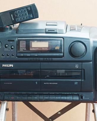 Radio stereo Philps mangia nastri e CD