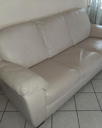 Divano 3 posti usato in ecopelle