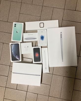 10 Scatole apple varie