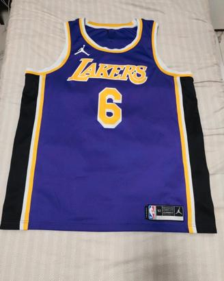 canotta Lakers originale lebron james