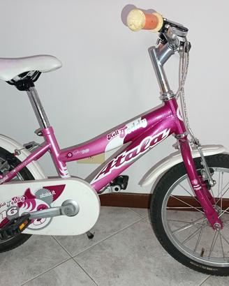 bici bambina diametro 16"arca Atala