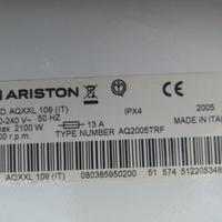 Ricambi lavatrice Ariston