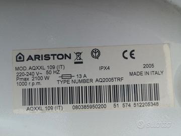 Ricambi lavatrice Ariston