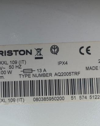 Ricambi lavatrice Ariston