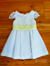 Vestito da cerimonia bimba 18M