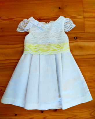 Vestito da cerimonia bimba 18M