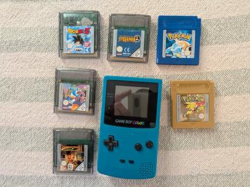 game boy color funzionante + Pokemon e giochi vari