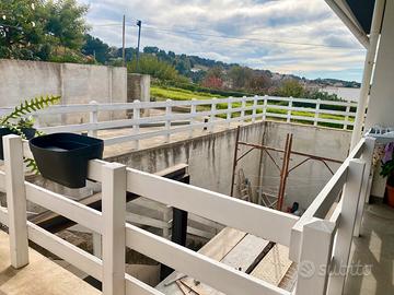 Ringhiera legno esterno