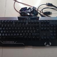 Tastiera+ mouse gaming RGB