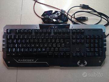Tastiera+ mouse gaming RGB