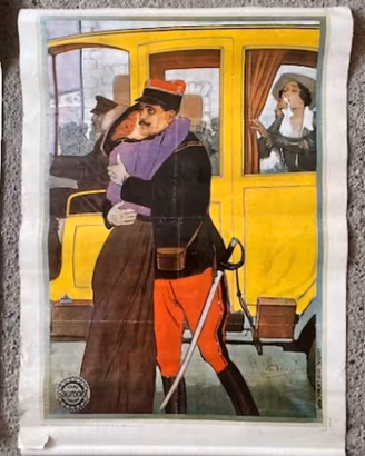 Set 6 Stampe Manifesti Pubblicitari Vintage 70x50