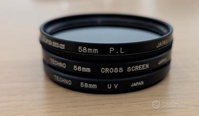 Filtri per obiettivi macchina fotografica 58mm