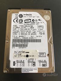 Hard disk 2.5” IDE ATA 80 giga testato