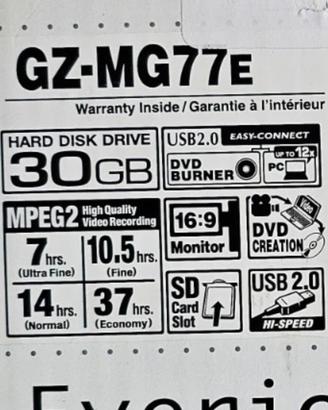 jvc everio camcorder