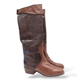Stivale vintage Sergio Rossi in pelle N35 