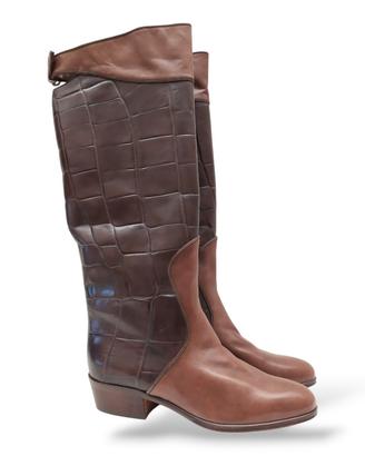 Stivale vintage Sergio Rossi in pelle N35 
