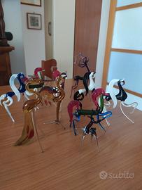 Animali vetro da collezione 