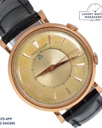 LECOULTRE Memovox Alarm wrist rose gold 18KT 1950