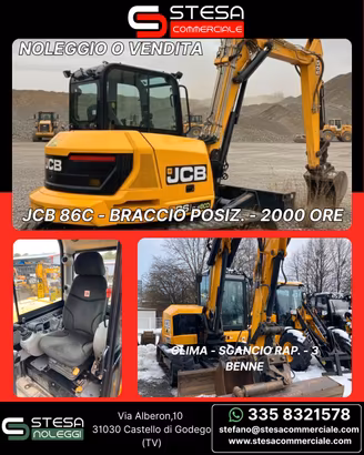 Jcb 86C Braccio Tripplice - LEASING DA €. 1050/MES