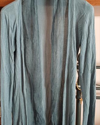 Cardigan turchese