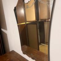 Specchio vintage art decó anni 40