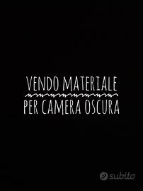 Materiale per Camera Oscura