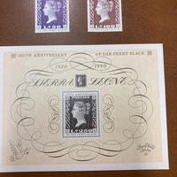 Sierra Leone. Penny Black