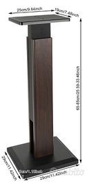 Stand altoparlanti regolabili da 65-85 cm , Coppia