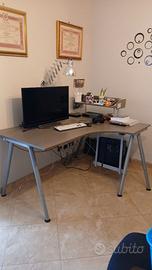 Scrivania Ikea Galant Grigia